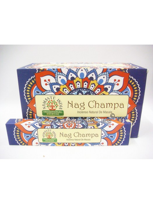 Incenso Namaste India Nag Champa 15gr (12x15gr)